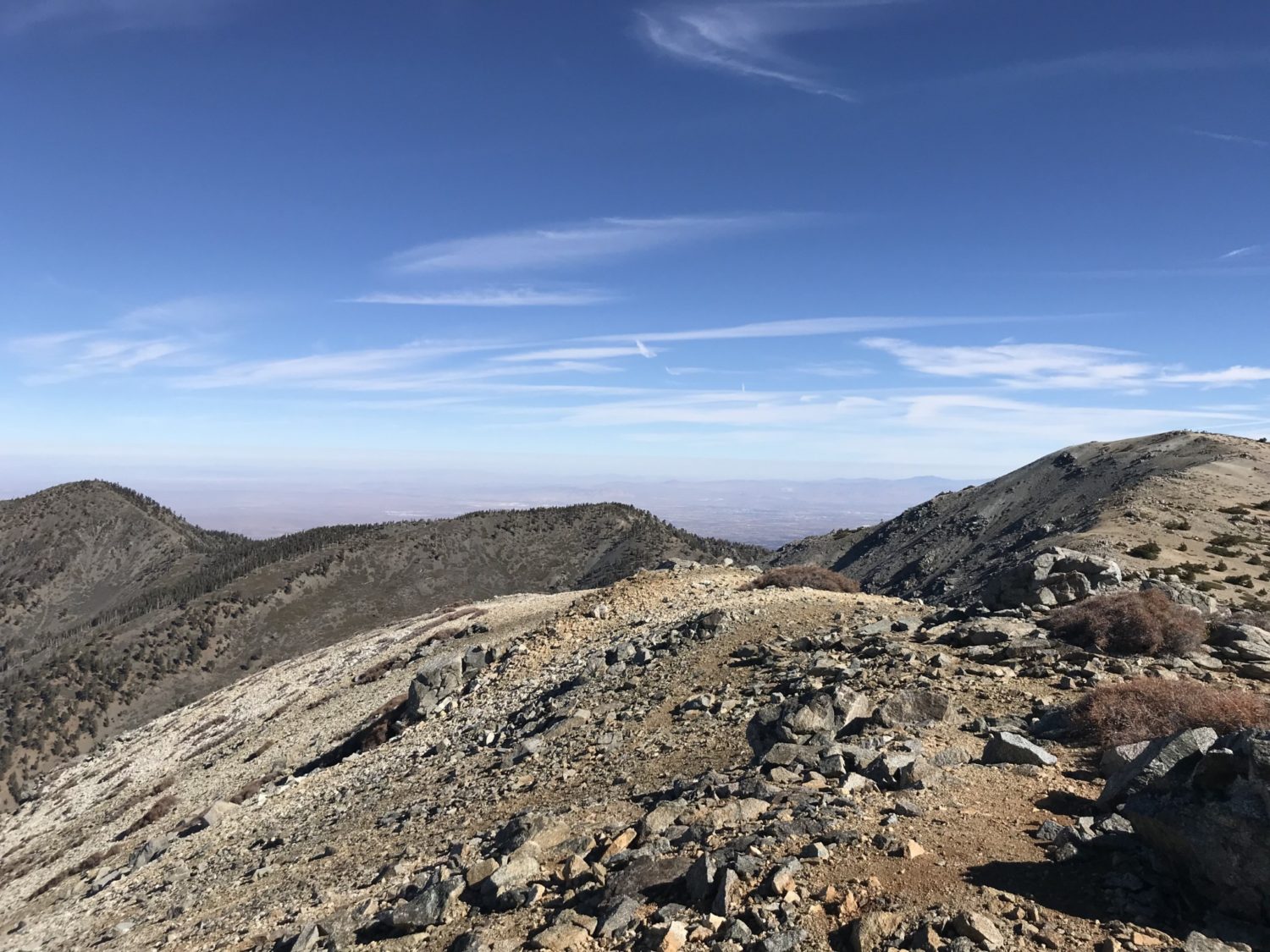 North Backbone Trail to Mount Baldy